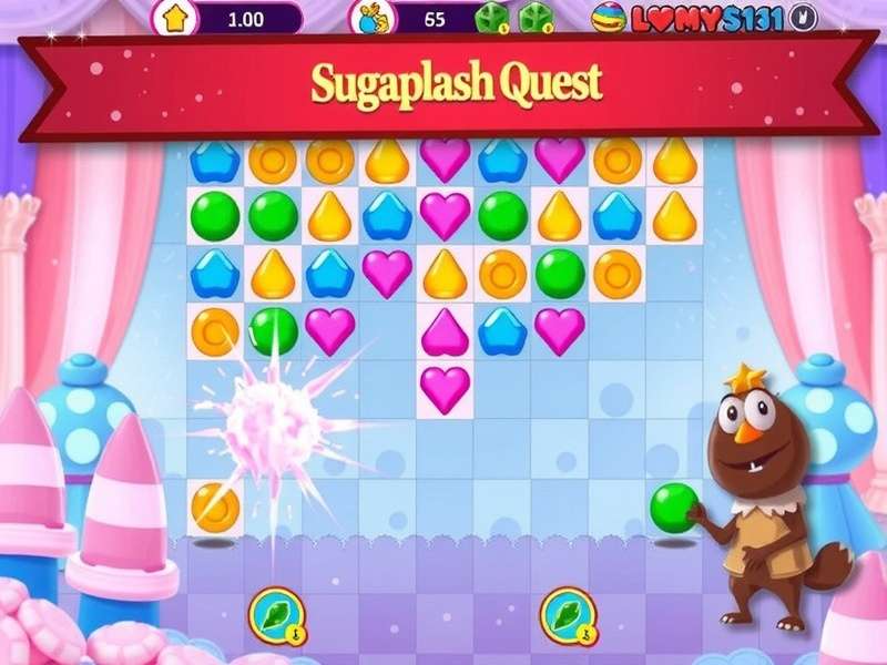 Sugar Splash Quest Gameplay Screenshot